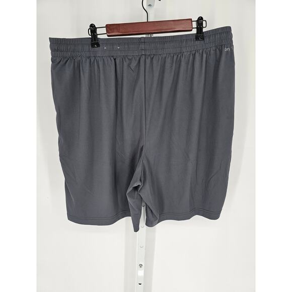Tek Gear Men's Gray & Black Mesh Dry Tek Athletic Pull-On Shorts Size XXL - Picture 2 of 4